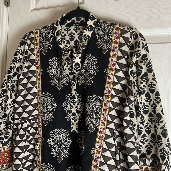 Khaadi Printed Cotton Kurta Tunic - Size 10 - Picture 4 of 10